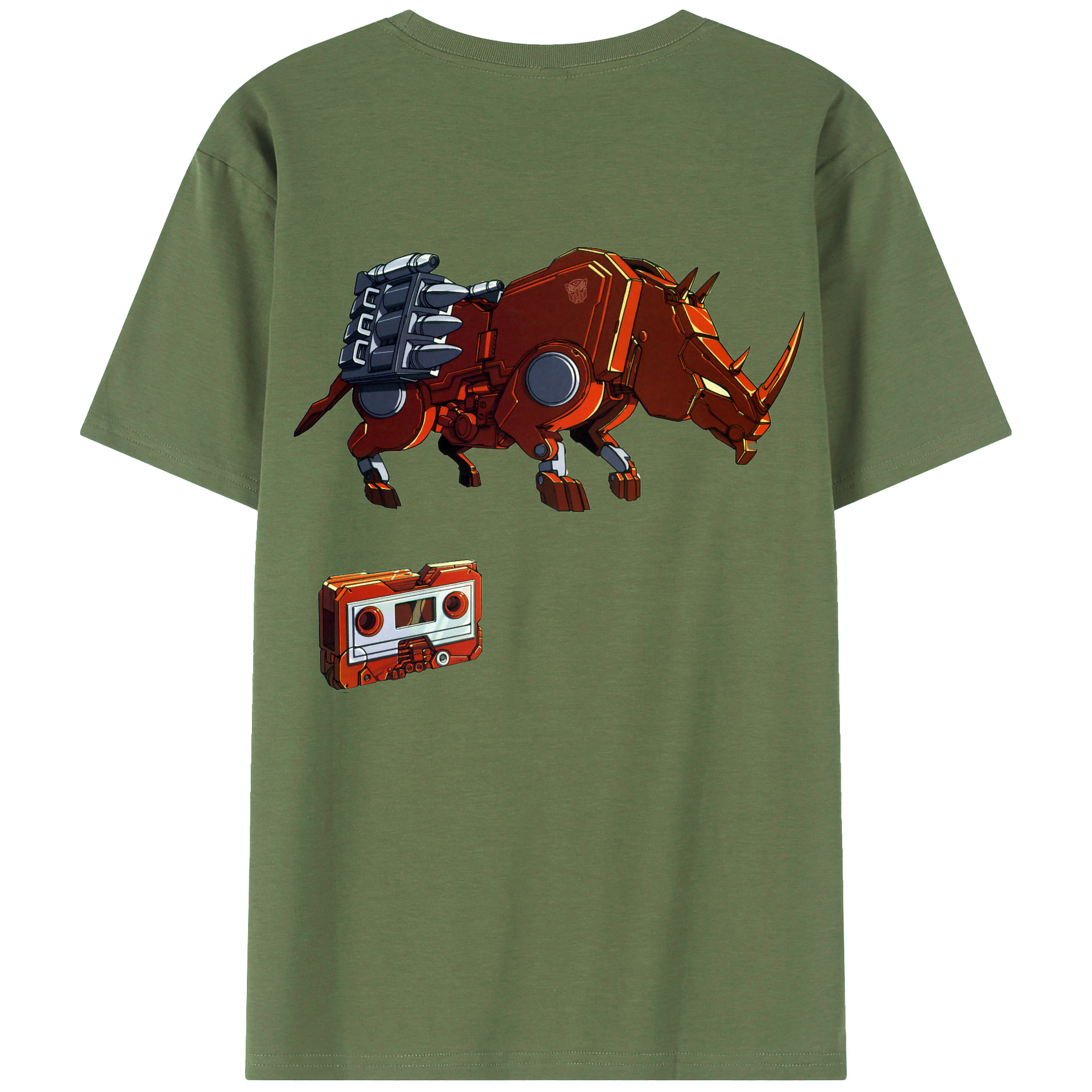 （画像用）  綿100％ メンズ半袖Tシャツ（バックプリント） 通気性